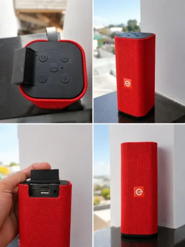 Caixa de Som Bluetooth Portátil SoundBox 5W - Vermelha