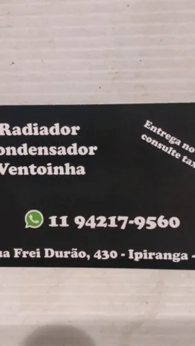 Radiador e ventoinha Palio Uno Fiorino Mobi s/ar