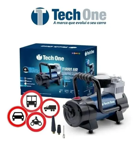 Compressor Turbo Ar Portátil Carro Caminhão e Inflável