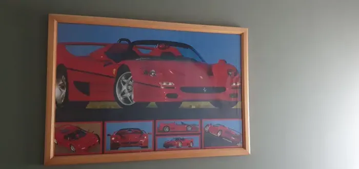 Vendo quadro Ferrari 95 x 65 cm