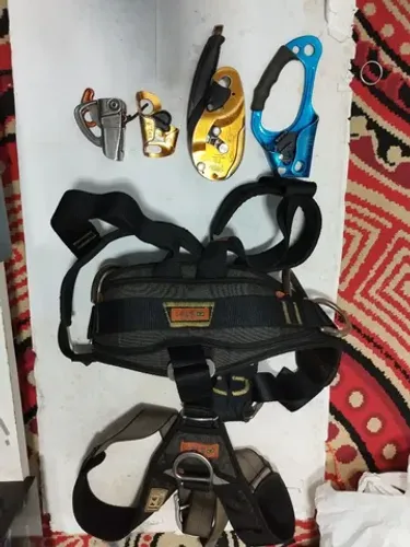 Equipamentos de Alpinismo industrial kit rapel escalada Petzl Stec ultra safe