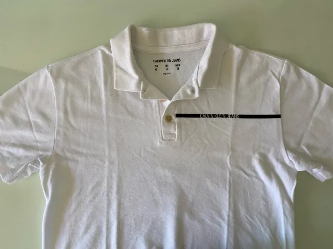 Polo Calvin Klein Jeans Infantil - Tamanho 16