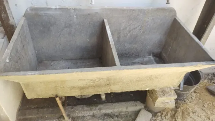 Tanque Duplo de Cimento