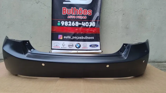 Parachoque Traseiro Honda Accord 2013 a 2016 Orig. Furo do sensor de estacionamento.