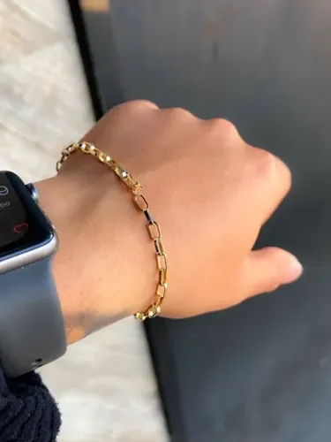 Pulseira cartier maciça em ouro18k 