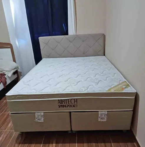 PROMOÇÃO Cama Box Queen Ortobom Airtech (Nova Direto da Fábrica)