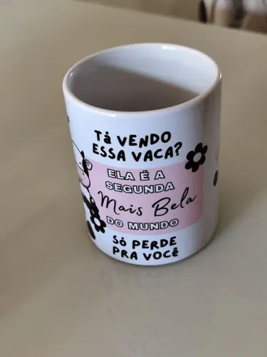 Caneca de porcelana personalizada