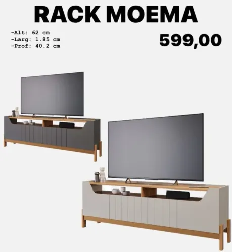 Rack 4 portas Moema 1.85 - ENTREGA HOJE MESMO - LIGUE AGORA