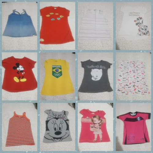 Lote de roupas para meninas 10/12 anos