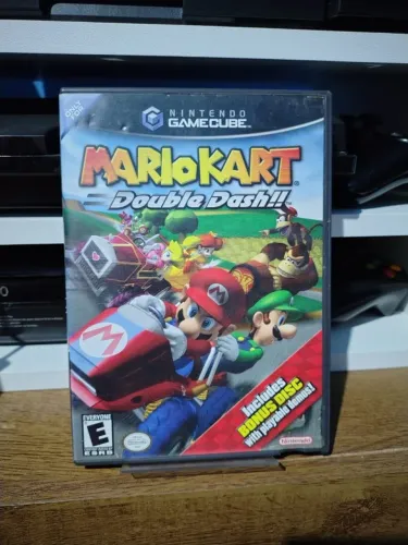 Mario Kart Double Dash com disco bônus Gamecube Raro