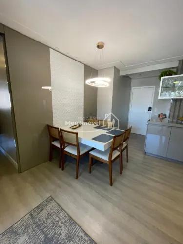 Apto mobiliado 3 dorm ANDAR ALTO com vista livre no centro de Criciúma ACEITA permuta