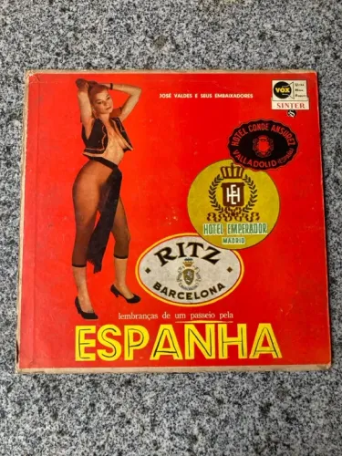 LP Disco de Vinil do José Valdes - Lembraças De Um Passeio Pela Espanha 