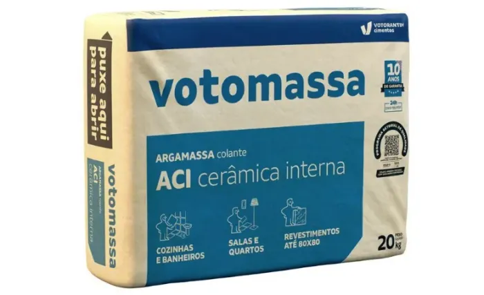 OFERTA IMPERDÍVEL! Argamassa AC1 VOTOMASSA - Assentamento Perfeito e Rápido!
