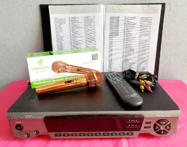 Videoke Raf 2500 com 5.560 Músicas na memória - Completo