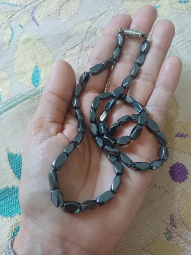 colar de hematita verdadeiras vintage. 