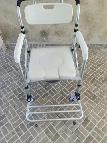 Cadeira de banho alumínio nova