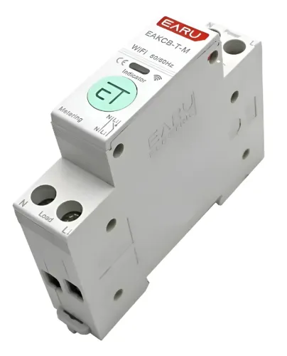 Disjuntor Medidor Ajustável 1 A 63a Wifi Consumo Smart Life APP Google Home Alexa