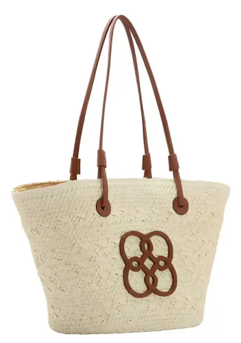 Bolsa de palha ombro 