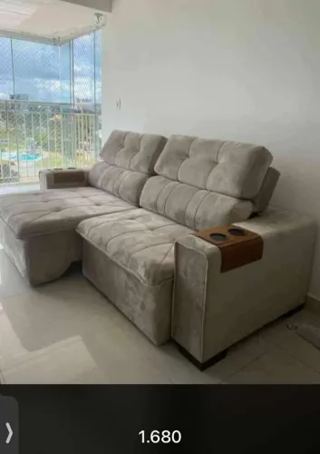 Vendo sofás retráteis e reclináveis 2 metros e 30 novos de fábrica 