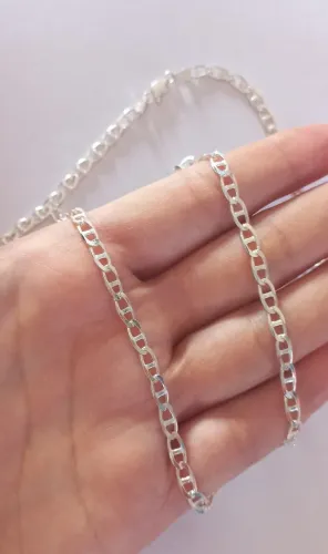 Cordão novo de prata 925 maciça