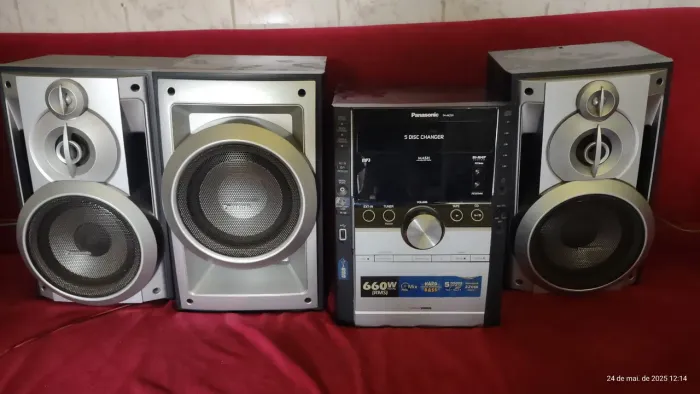 SUPER POTENTE - 600 RMS - OU 6600 PMPO -Mini System Panasonic SA-AK230
