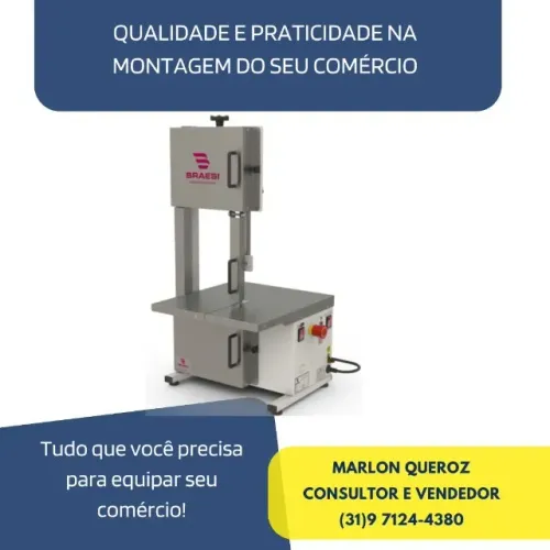 Serra Fita Braesi Inox Profissional de Mesa