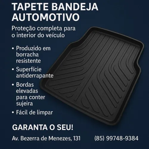 Tapete Bandeja Automotivo - Proteção e Durabilidade