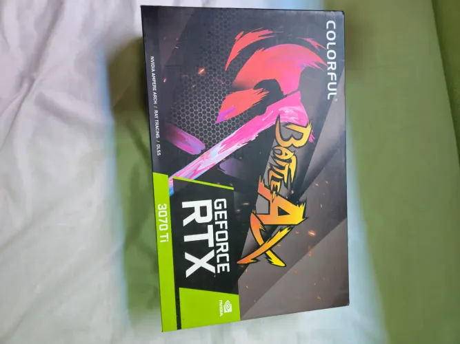 Placa de vídeo RTX 3070 TI Colorful BattleAX 8GB