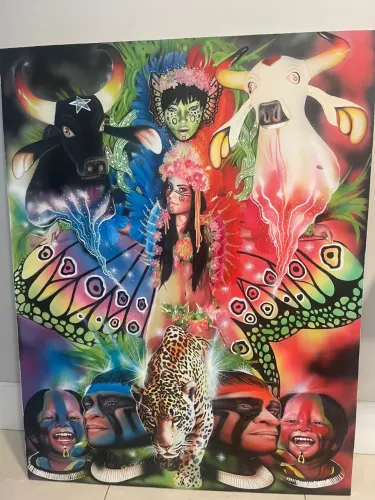 Quadro de artista de Parintins