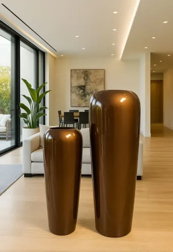 Vaso decoração, para plantas naturais ou artificiais