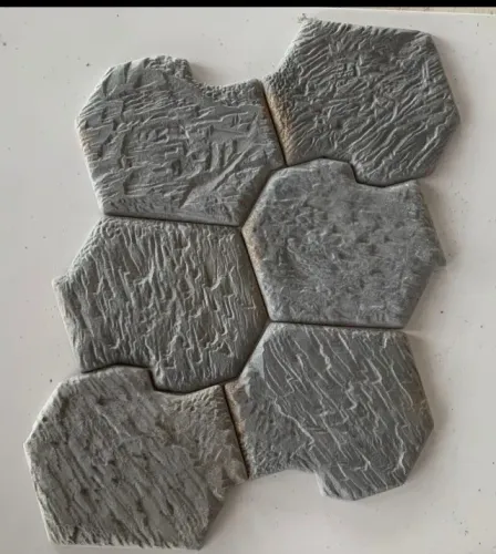 PISO OU REVESTIMENTO TEXTURA PEDRA NATURAL CINZA 