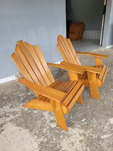 Cadeiras de Madeira Estilo Adirondack