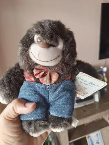 Pelúcia Macaco Vintage Petal Plush - 18 cm Rara com etiqueta original!