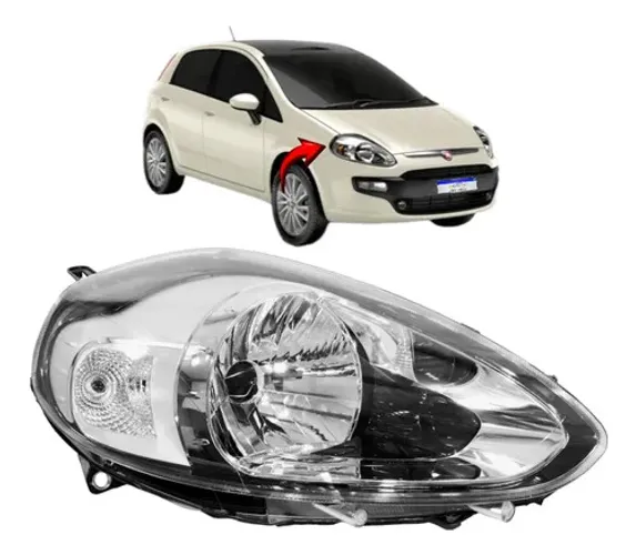 Farol Fiat Punto 2013 2014 2015 2016 2017 Dianteiro Novo L.d Direito