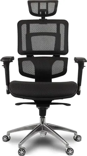 Cadeira Escritório Comfy Ergofy Tela Mesh , Base Alumínio, 10 Regulagem