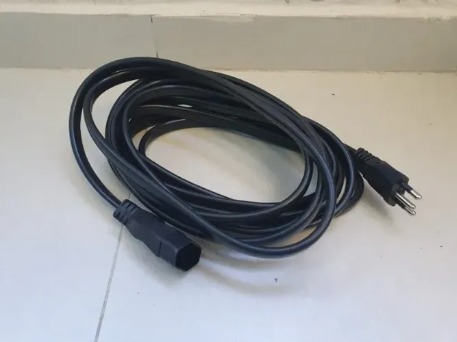 Cordão Prolongador 5 Metros 1 Tomada 20A Preto Megatron