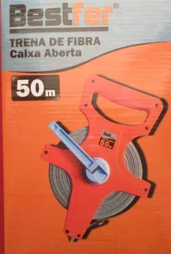 Trena Longa De Fibra Da Vidro Caixa 50m Bfh1460