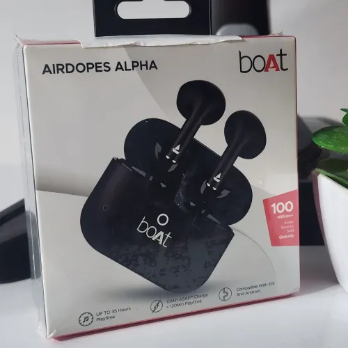 [LACRADO] Fones de ouvido bluetooth - Airdopes Alpha - boAt 