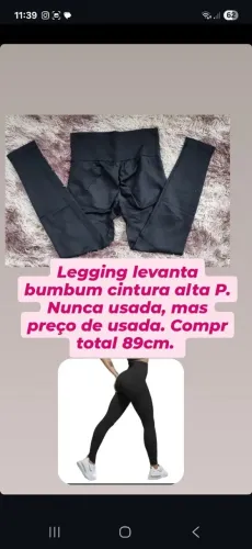 Legging levanta bumbum cintura alta P