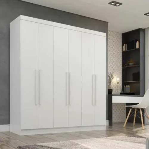 Guarda Roupa Casal 6 Portas e 2 Gavetas 100% MDP!