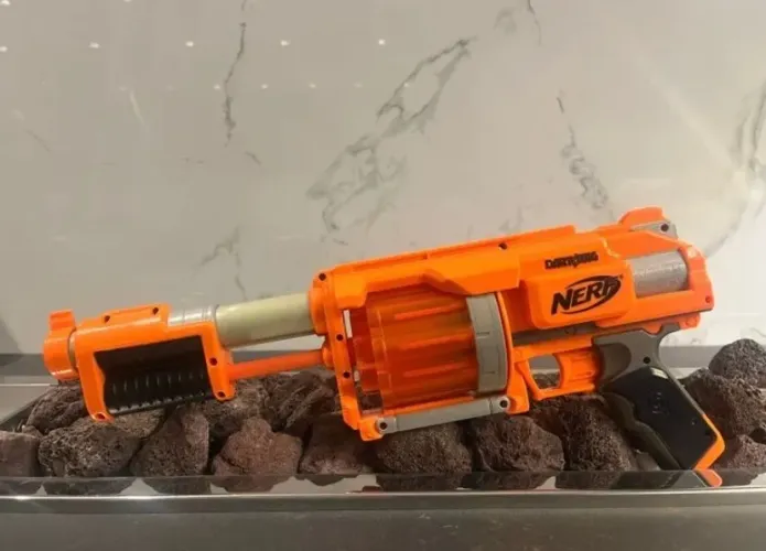 nerf dart tag - lançador com 10 dardos