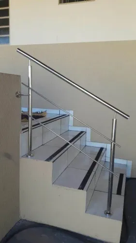Corrimão em aço inox - Aço inox em geral 