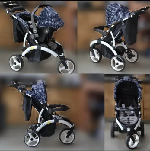 Carrinho de bebê + bebê conforto + base isofix