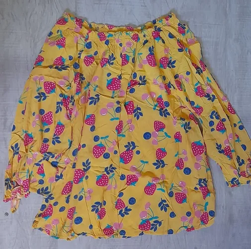 Blusa Infantil Ombro a Ombro