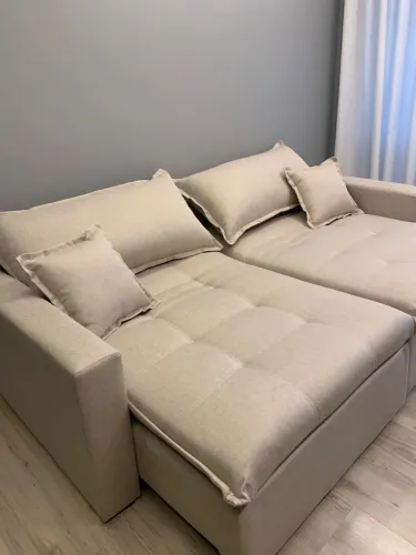Sofá Cama Linho Bege NOVO ULTIMA PEÇA 