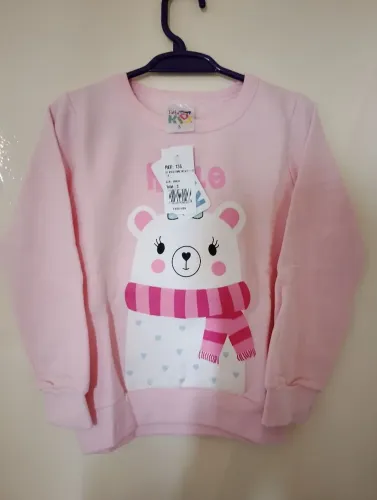 Conjunto de Moletom Infantil Menina Tamanho 3