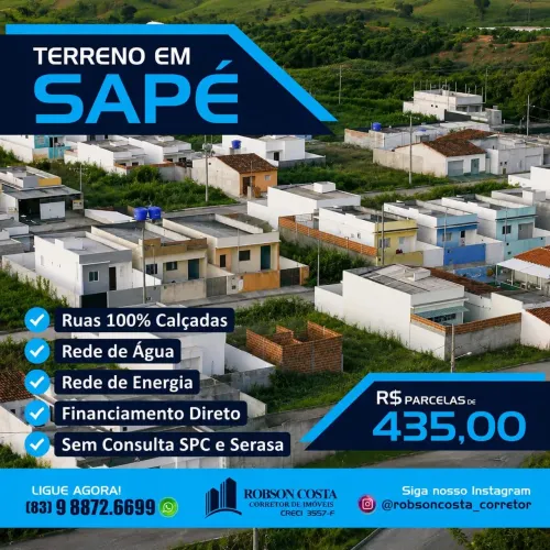 Terreno em Sapé