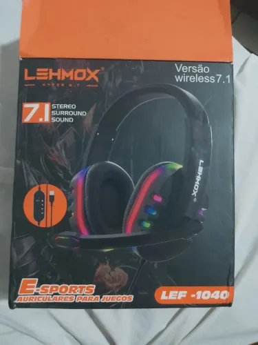Fone de Ouvido Gamer RGB - Lef1040FONE DE OUVIDO GAMER RGB - LEF1040