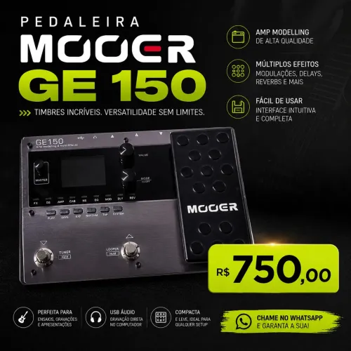Pedaleira Mooer GE 150
