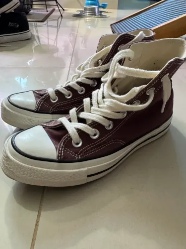 Chuck 70 Seasonal Colors Cano Alto Marrom all star